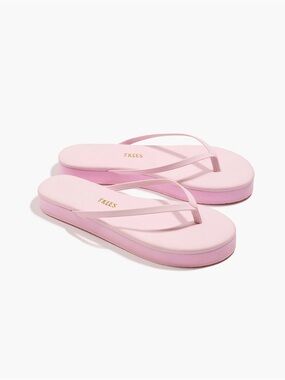 TKEES Soft Pink Platform Flip Sandals